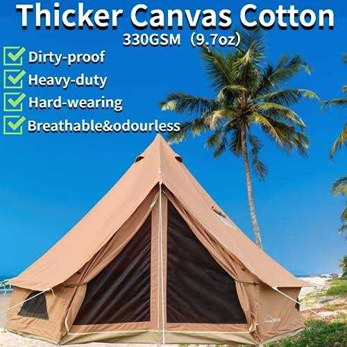 Buture B5 PROII Canvas Bell Tent - Image 5