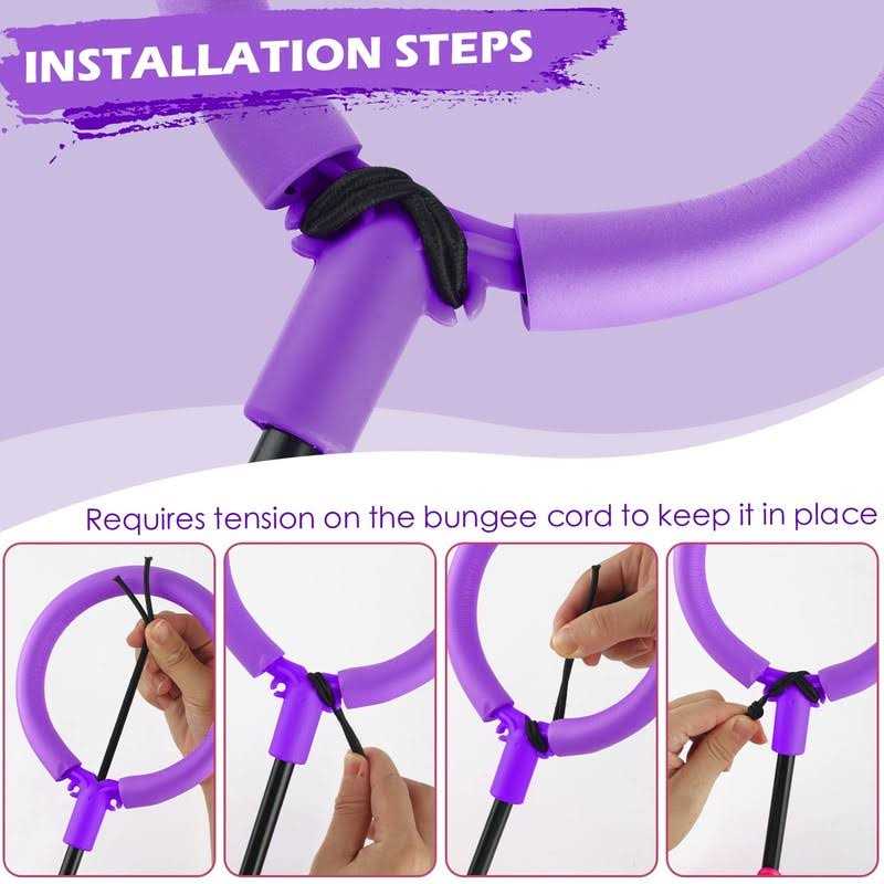 Nizhen Ankle Skip Ball for Kids Foldable Skip it with Colorful Flash Wheel Outside Toys for Kids - Image 3