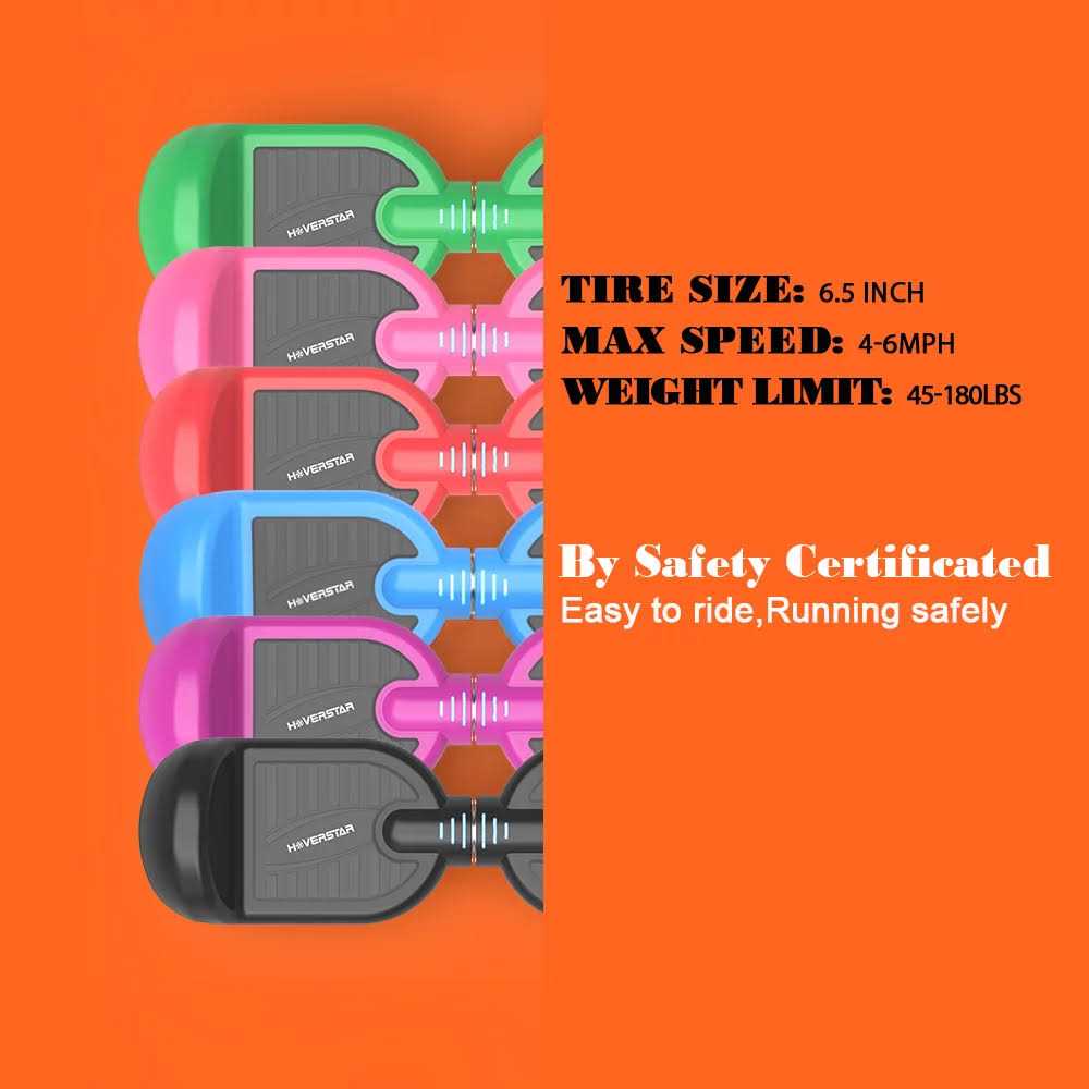 Hoverstar Hover board 6.5 in. Certified Two-Wheel Self Balancing Electric Scooter with LED Light - Image 3