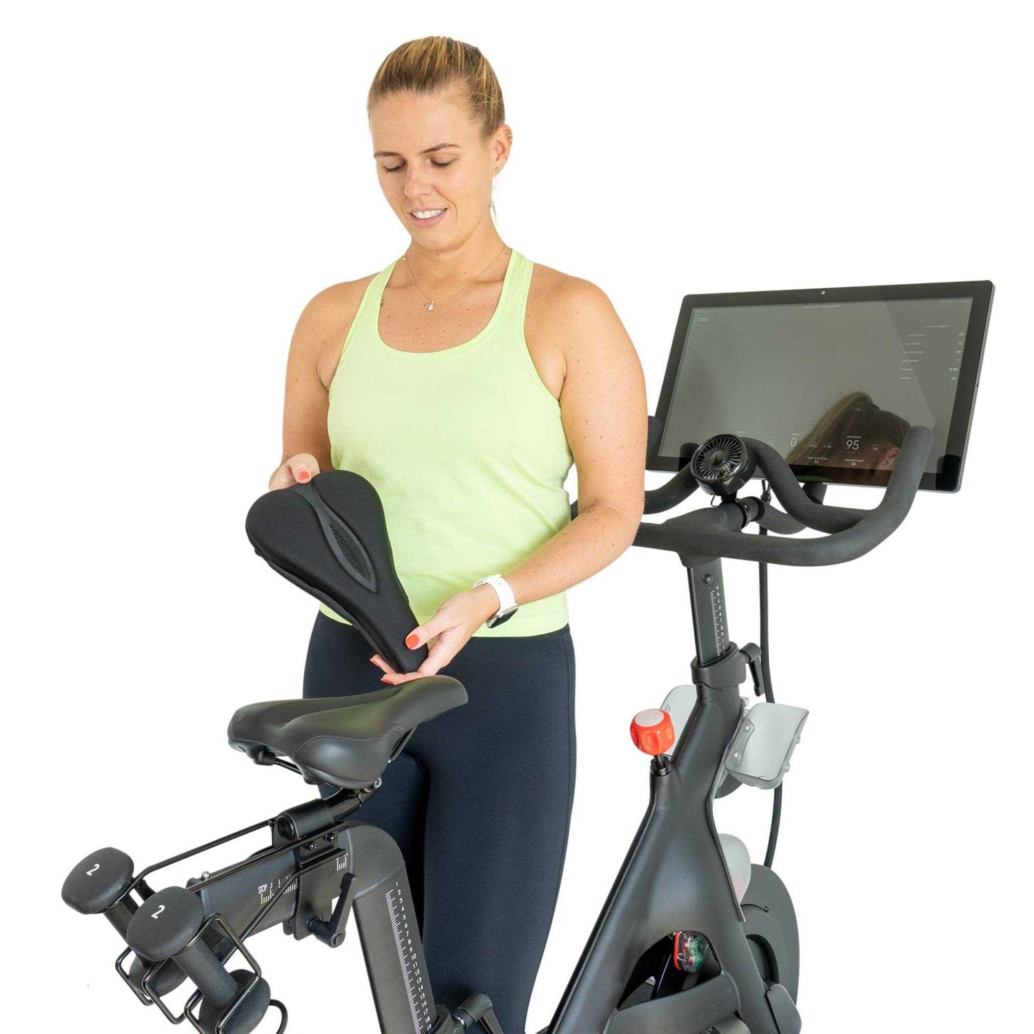 TrubliFit Padded Seat Cover for Peloton Bike & Bike+ Gel Seat Cushion