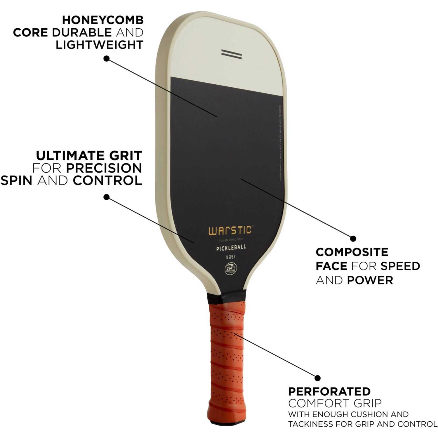 Warstic WSPB3 Pro Standard Pickleball Paddle - Image 3
