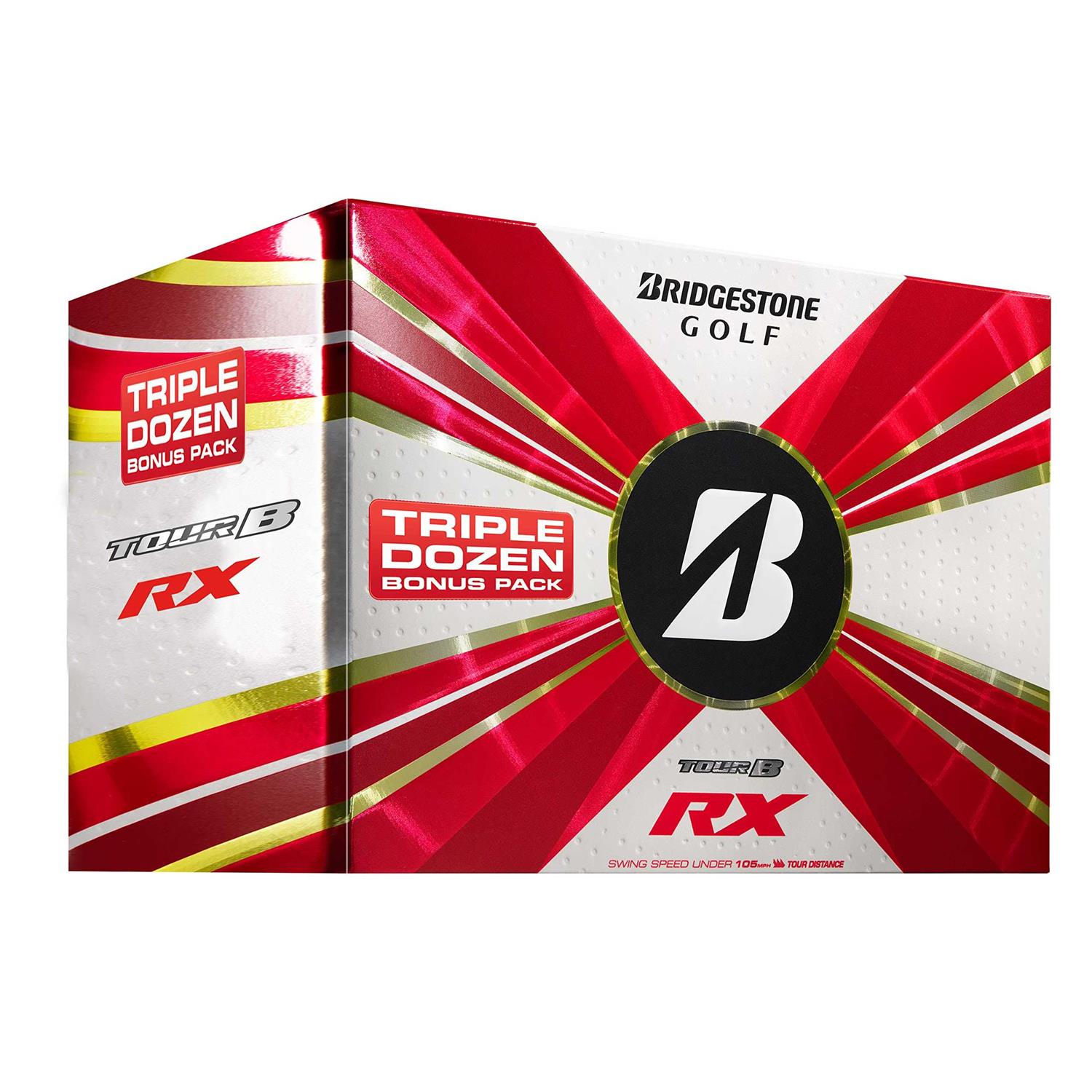 Bridgestone Tour B RX Trifecta Golf Balls White 3-Dozen