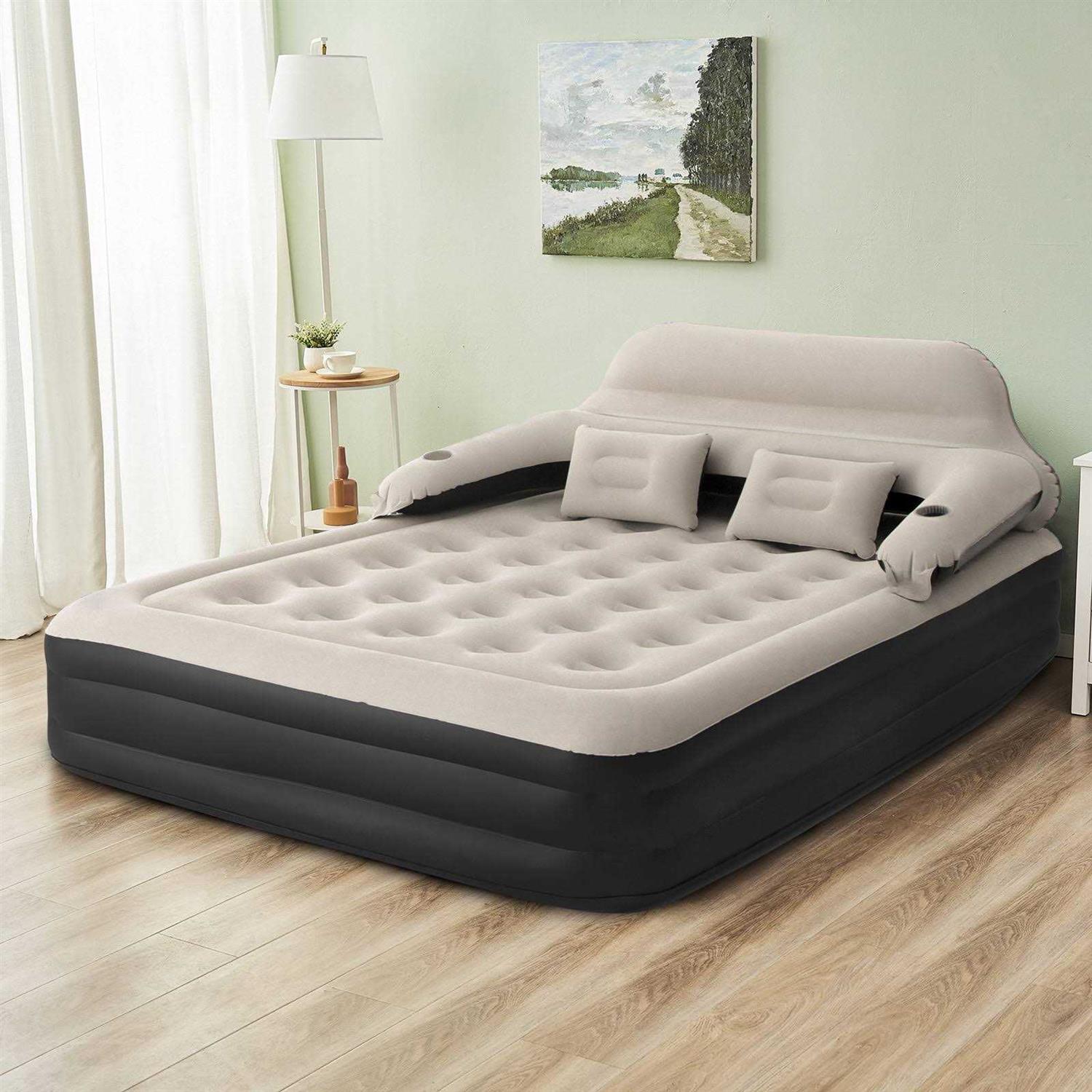 Honeydrill Size Air Mattress with Headboard - Image 5