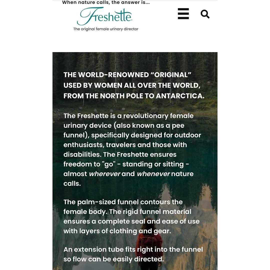 Sani-Fem Freshette Feminine Urinary Director - Image 4