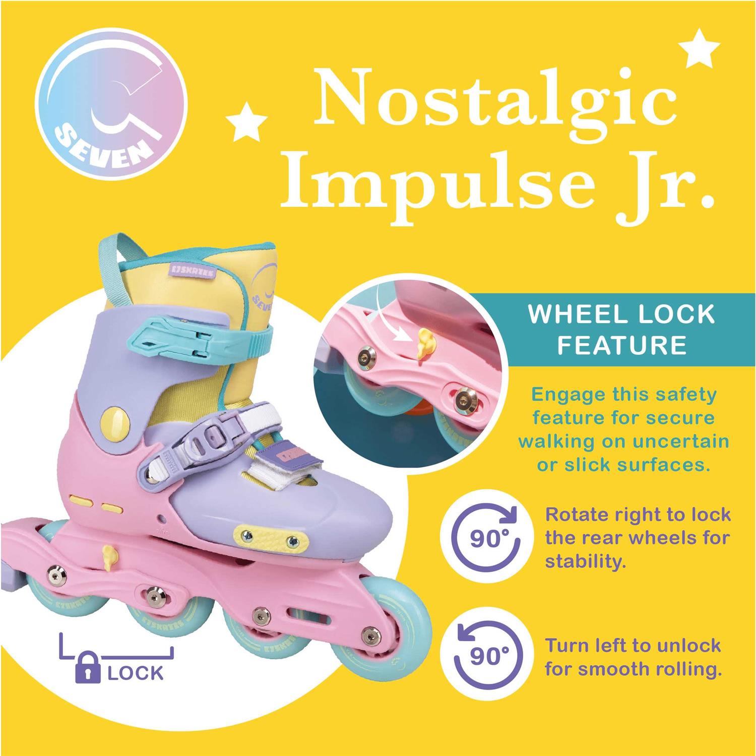 C7skates Nostalgic Jr. Youth Inline Skates - Image 5