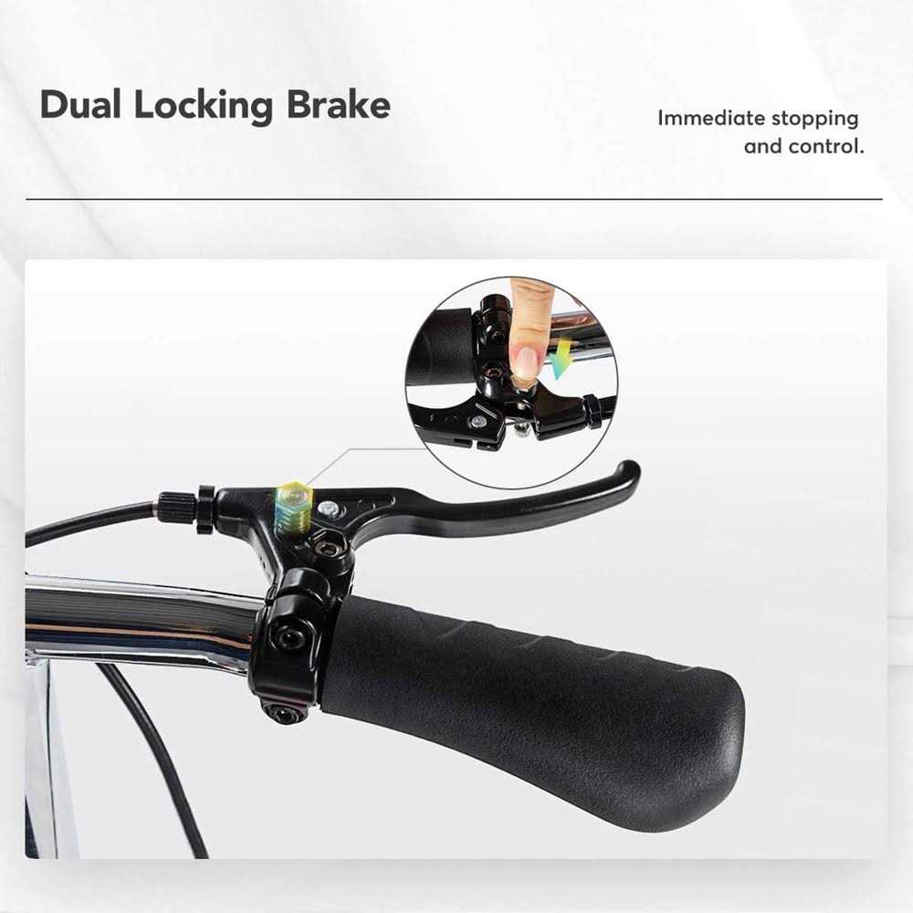 Oasisspace All Terrain Knee Scooter with 12 Inches Non-pneumatic Wheels - Image 3