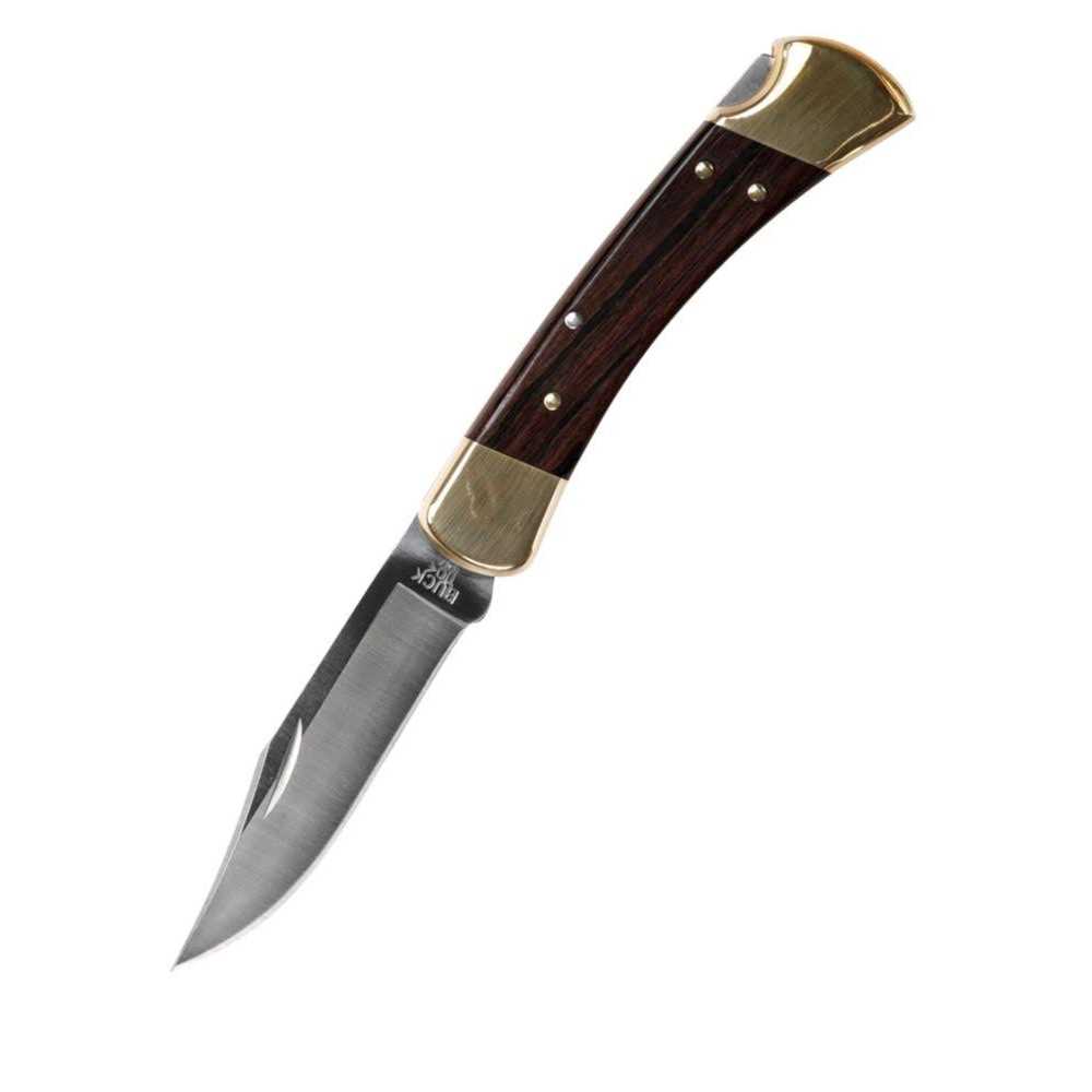 Buck 110 Folding Hunter Knife with Ebony Handle