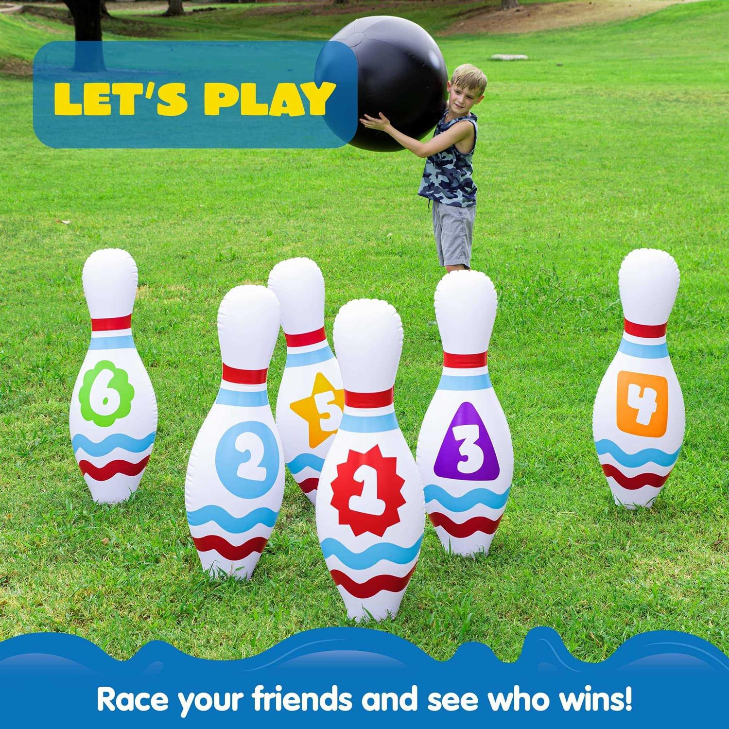Joyin Giant Inflatable Bowling Set for Kids and Adults - Image 2