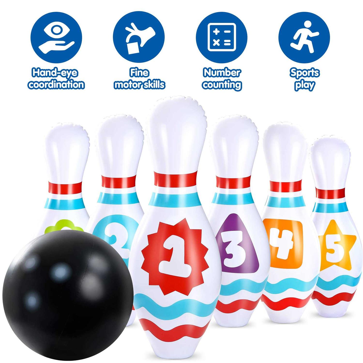 Joyin Giant Inflatable Bowling Set for Kids and Adults - Image 3