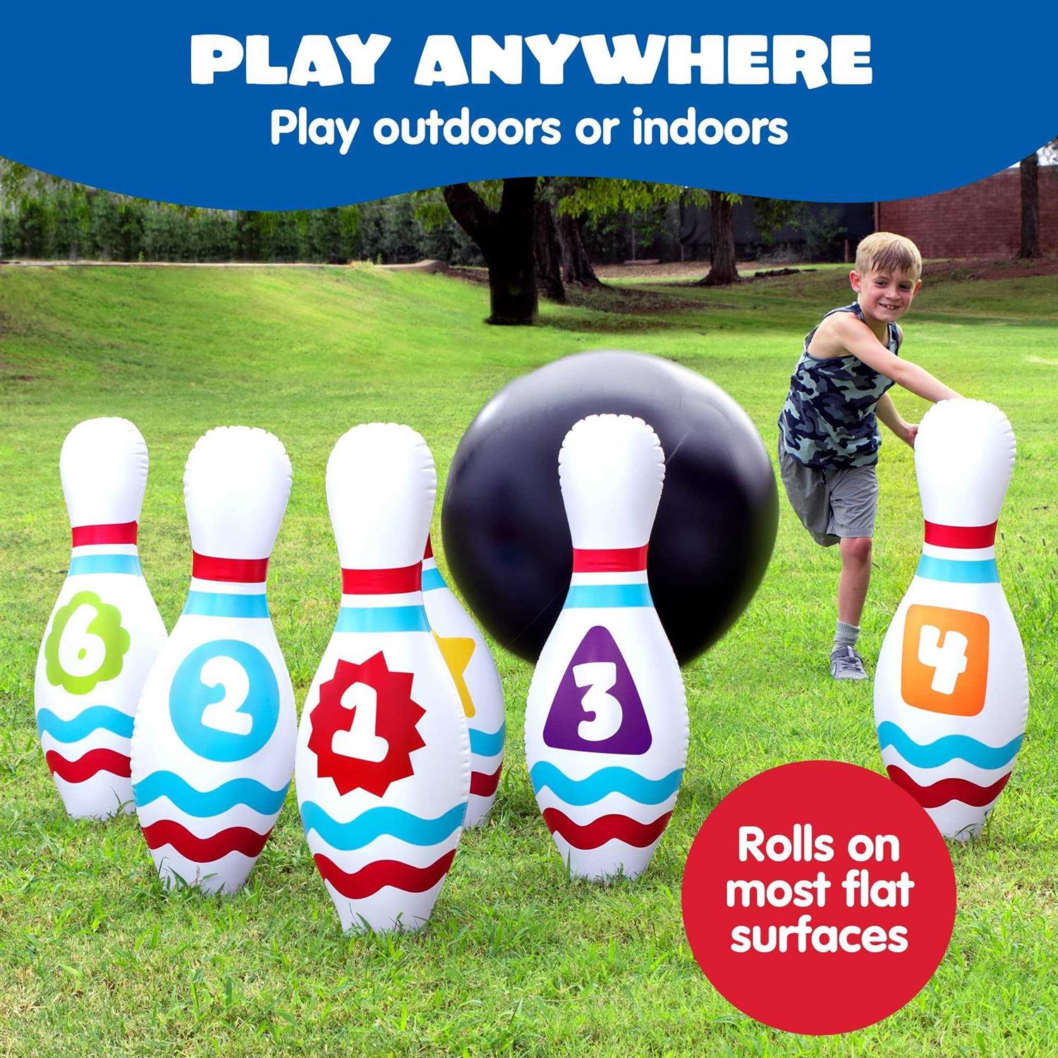 Joyin Giant Inflatable Bowling Set for Kids and Adults - Image 4
