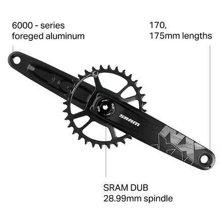 SRAM NX Eagle DUB Crankset - Image 4