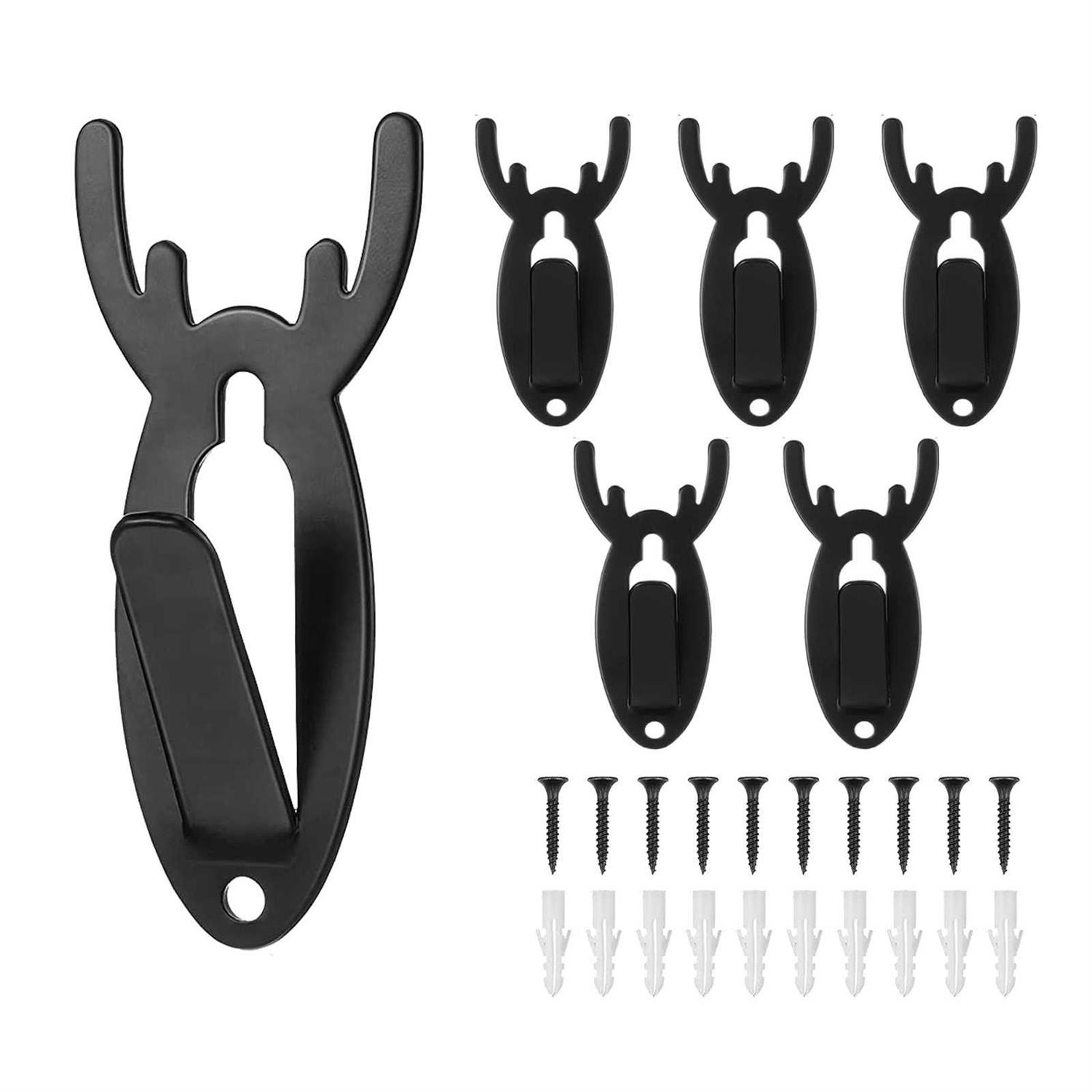 European Mount Skull Hanger 5 Skull Hooker Trophy Mounts Perfect Kit for Hanging and Mounting Bear,Deer