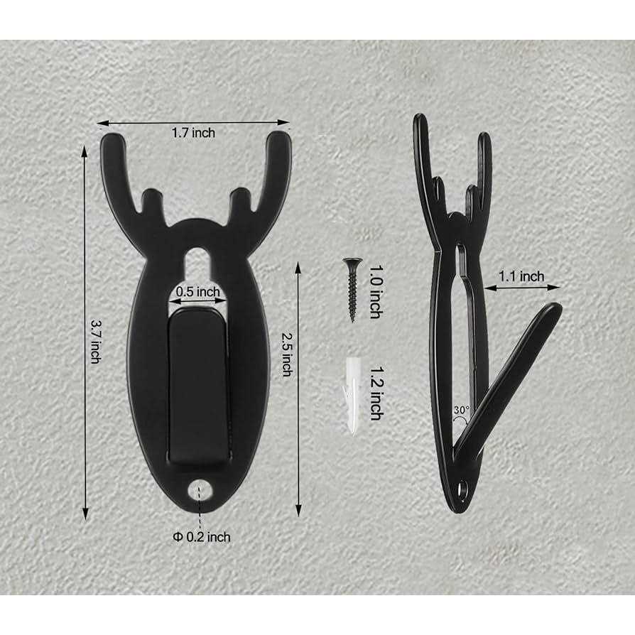 European Mount Skull Hanger 5 Skull Hooker Trophy Mounts Perfect Kit for Hanging and Mounting Bear,Deer - Image 4