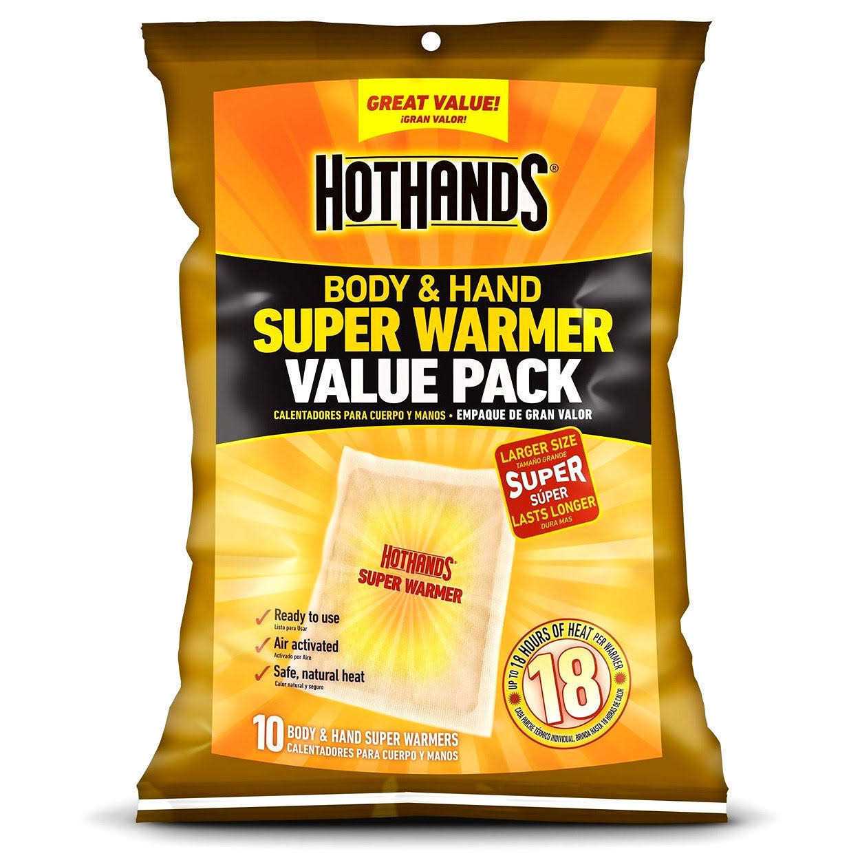 HotHands Body & Hand Super Warmer Value Pack - Image 3