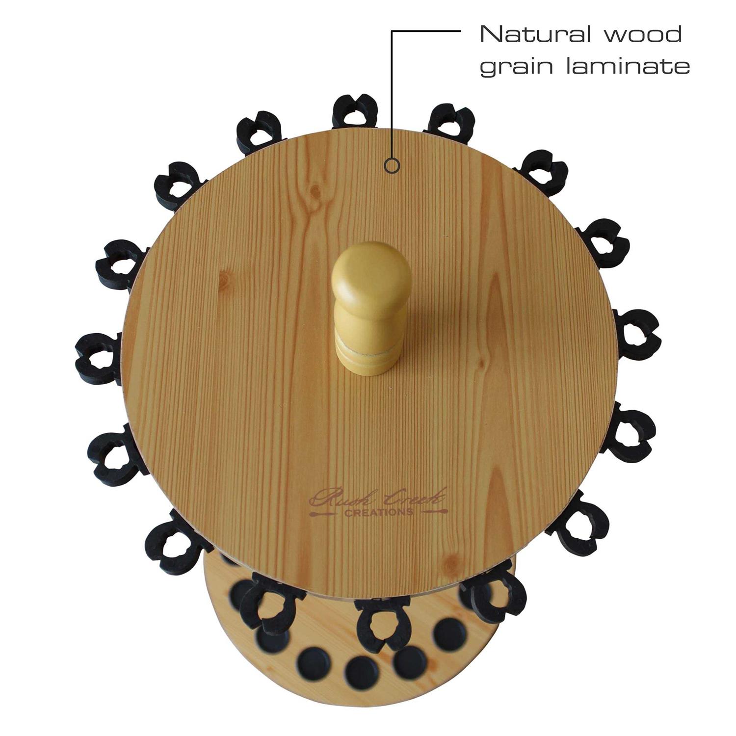 Rush Creek Creations 16 Round Fishing Rod Rack - Image 2
