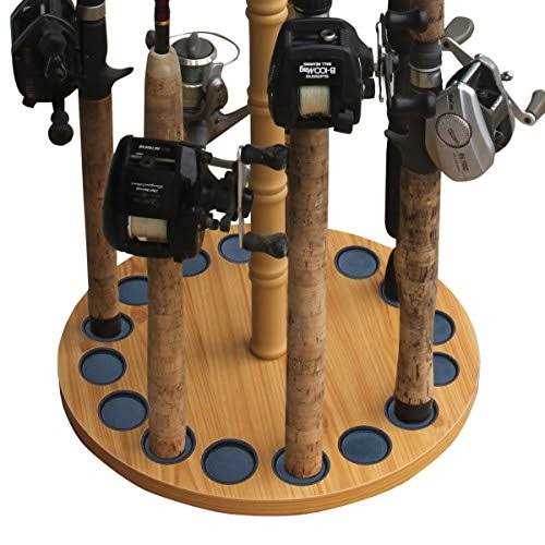 Rush Creek Creations 16 Round Fishing Rod Rack - Image 5