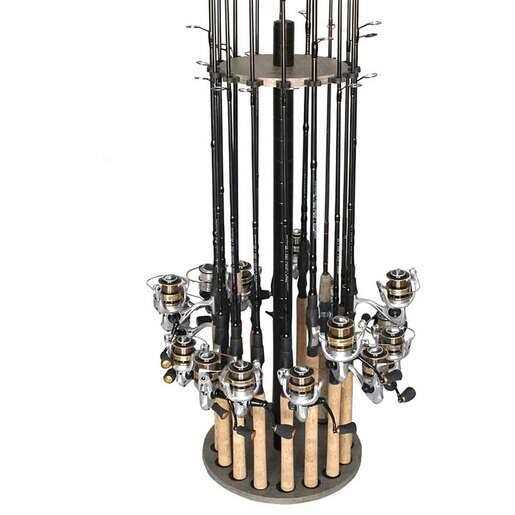 Rush Creek Creations 16 Round Fishing Rod Rack - Image 4