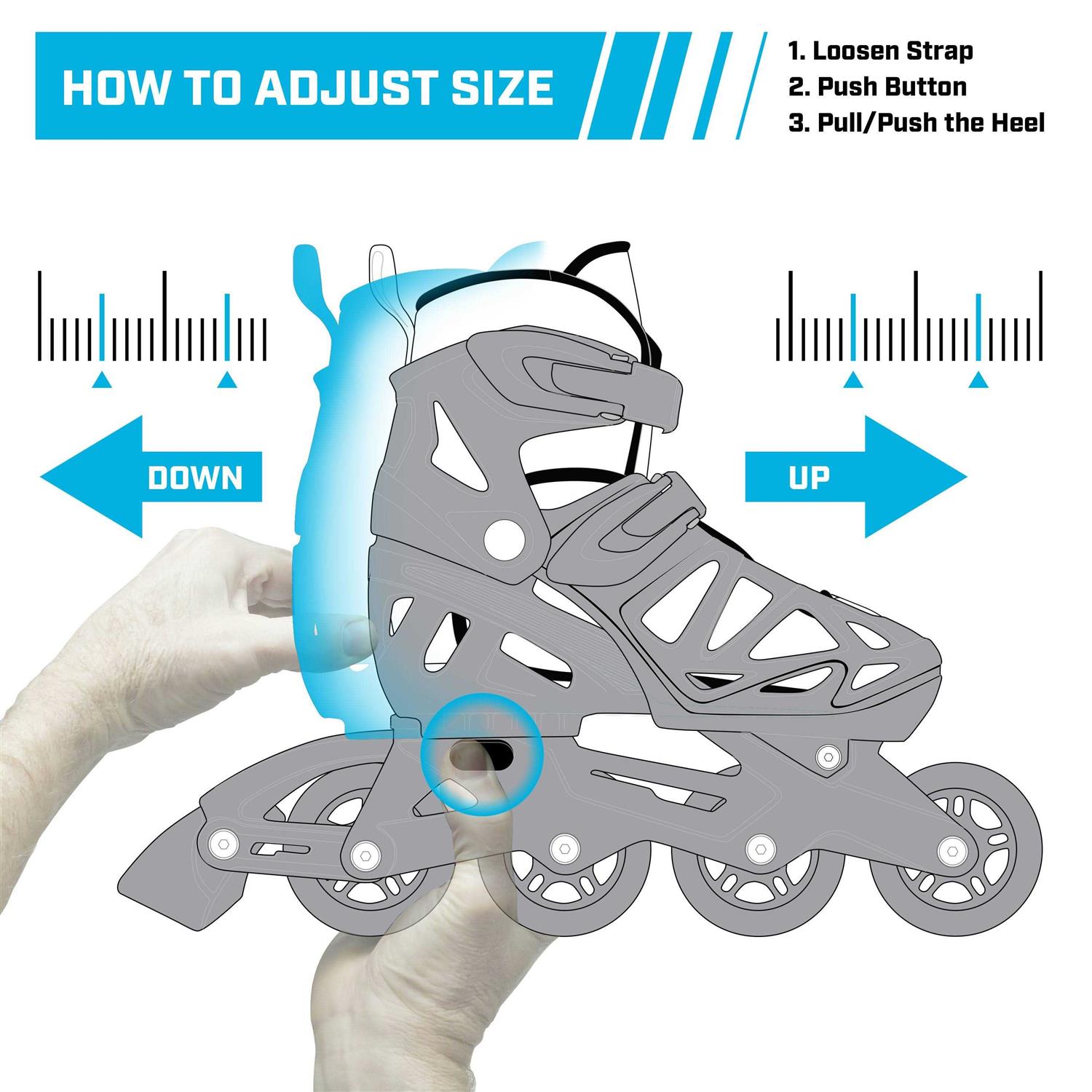 Roller Derby Girls Tracer Adjustable Inline Skates - Image 5