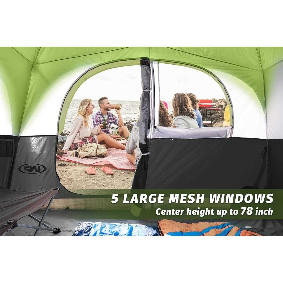 Unp Tents 6 Person Waterproof Windproof Easy Setup,Double Layer Family Camping Tent With 1 Mesh Door 5 - Image 5