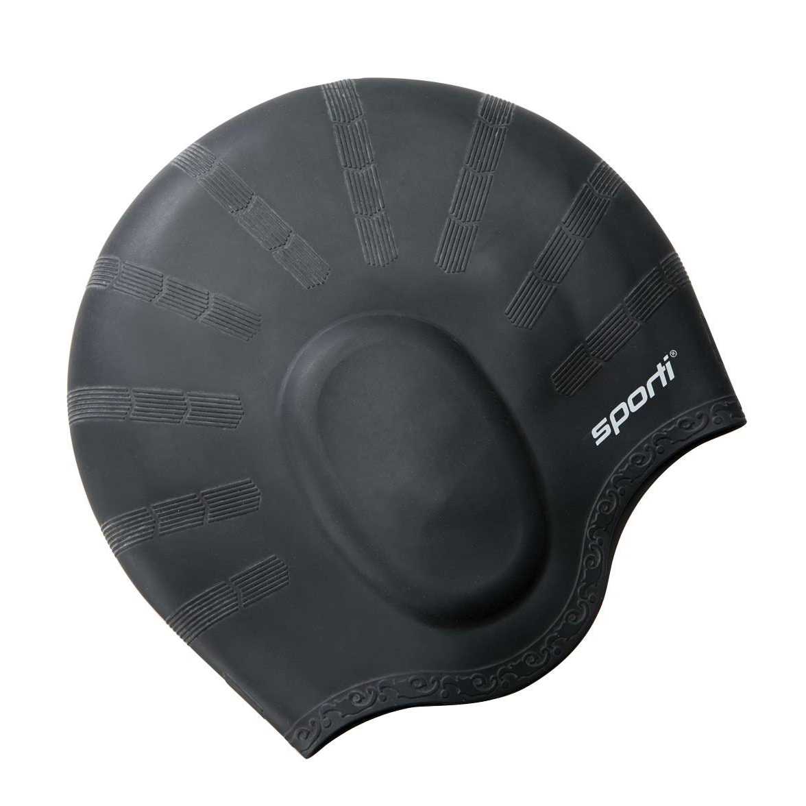 Sporti Ear Silicone Swim Cap