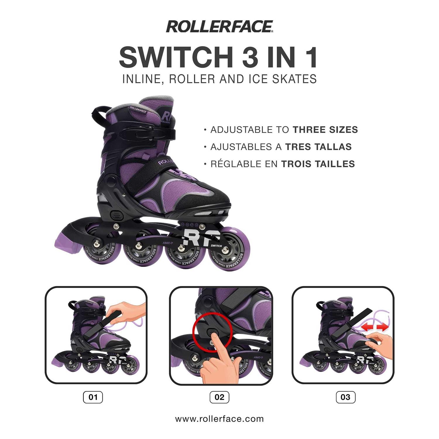 Rollerface Switch 3-in-1, interchangeable in 3 modalities - Image 2