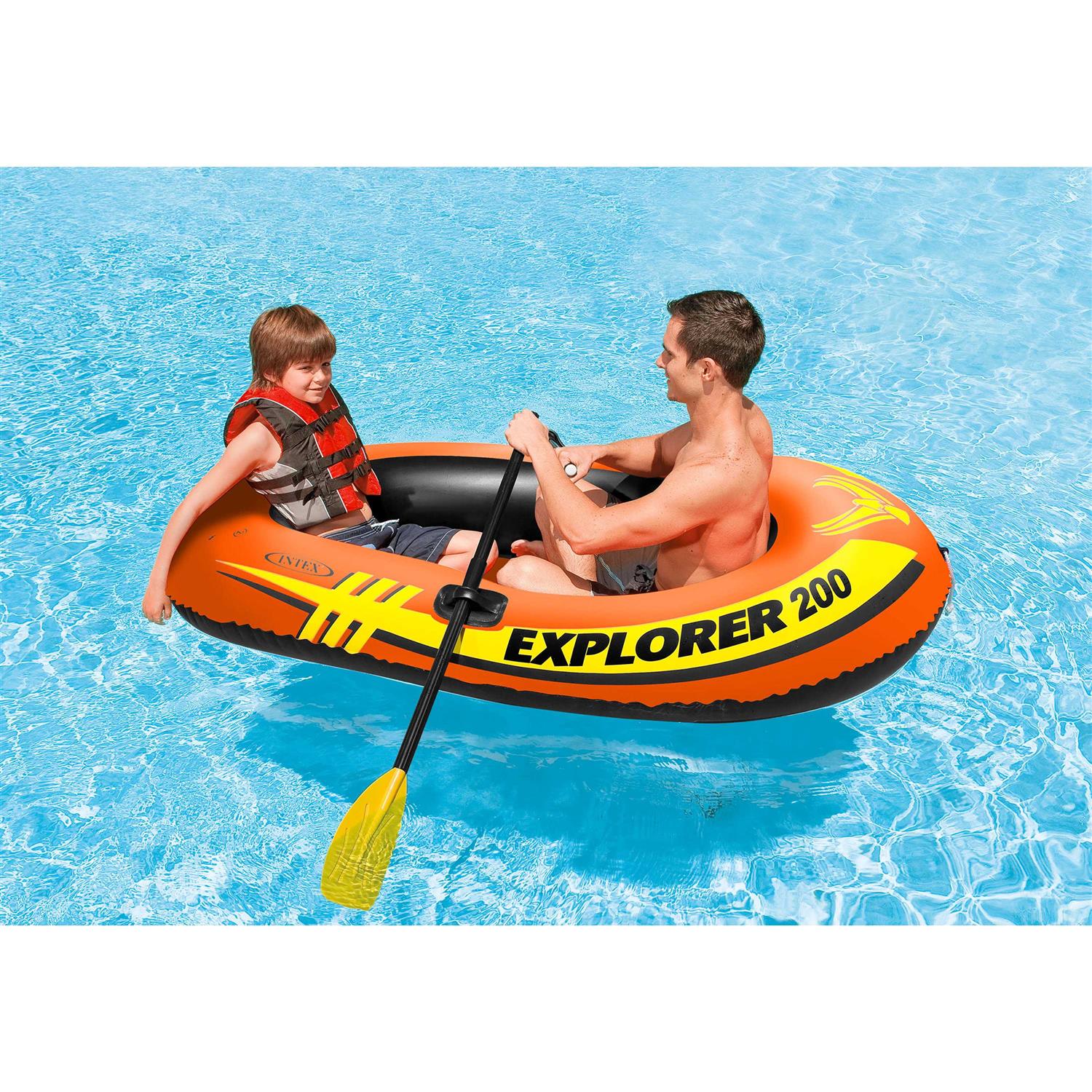 Intex Explorer 200 Inflatable Boat - Image 2