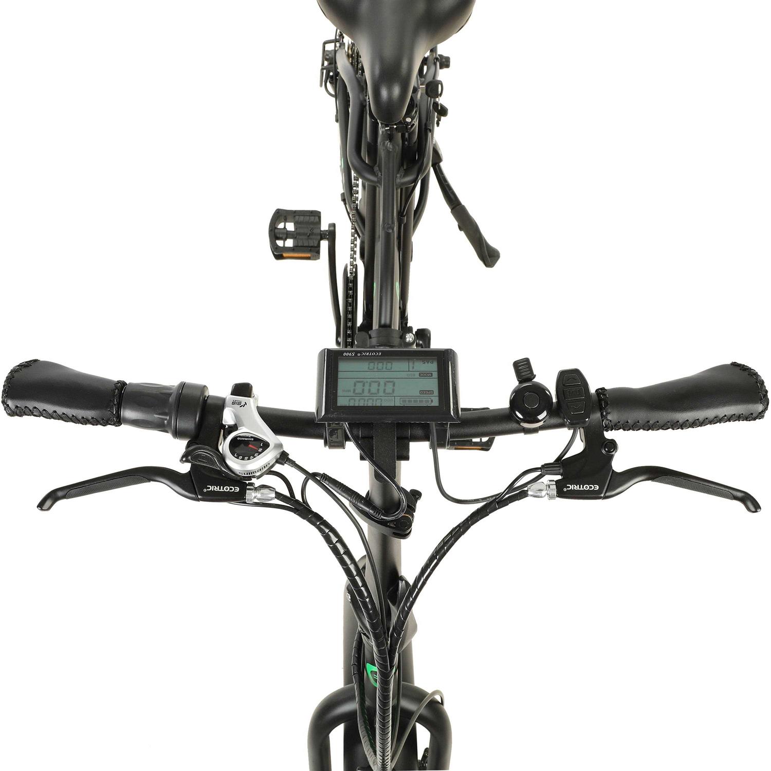 Ecotric Black 48V Portable and Folding Fat LCD Display - Image 3