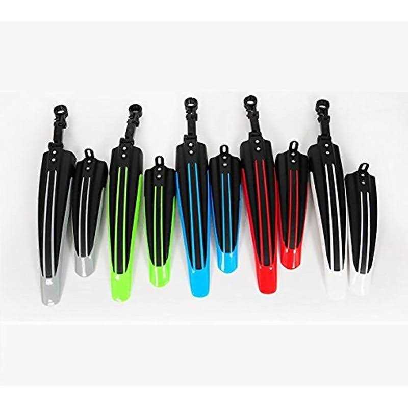 BlueSunshine Adjustable Road Mountain Bike Bicycle Cycling Tire Front/Rear Mud Guards Mudguard Fenders Set - Image 5