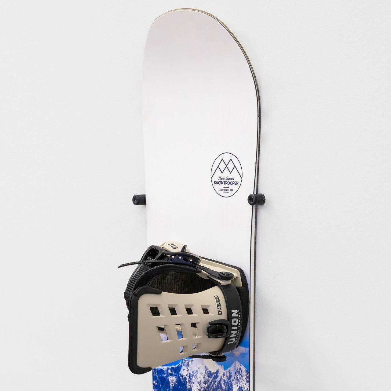 StoreYourBoard The Cinch Snowboard Wall Mount Storage