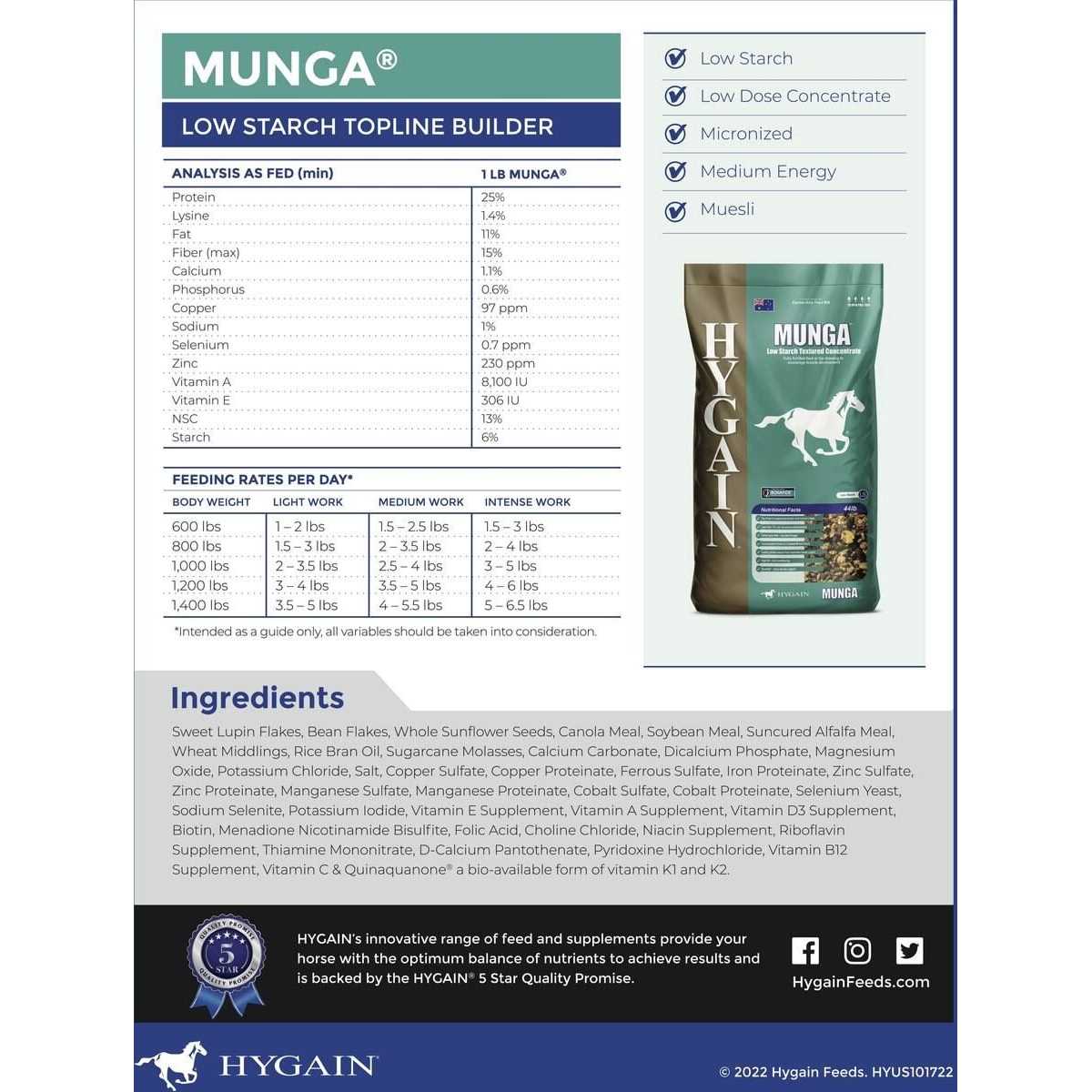 Hygain Munga Grain-Free Horse Feed - Image 3