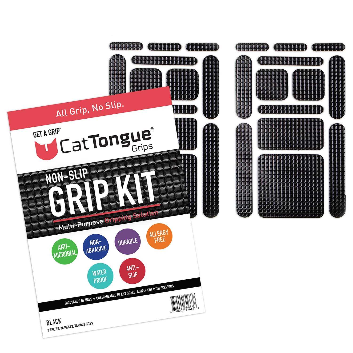 Alternative view of CatTongue Grips Gription Non-Abrasive Anti-Slip Kit