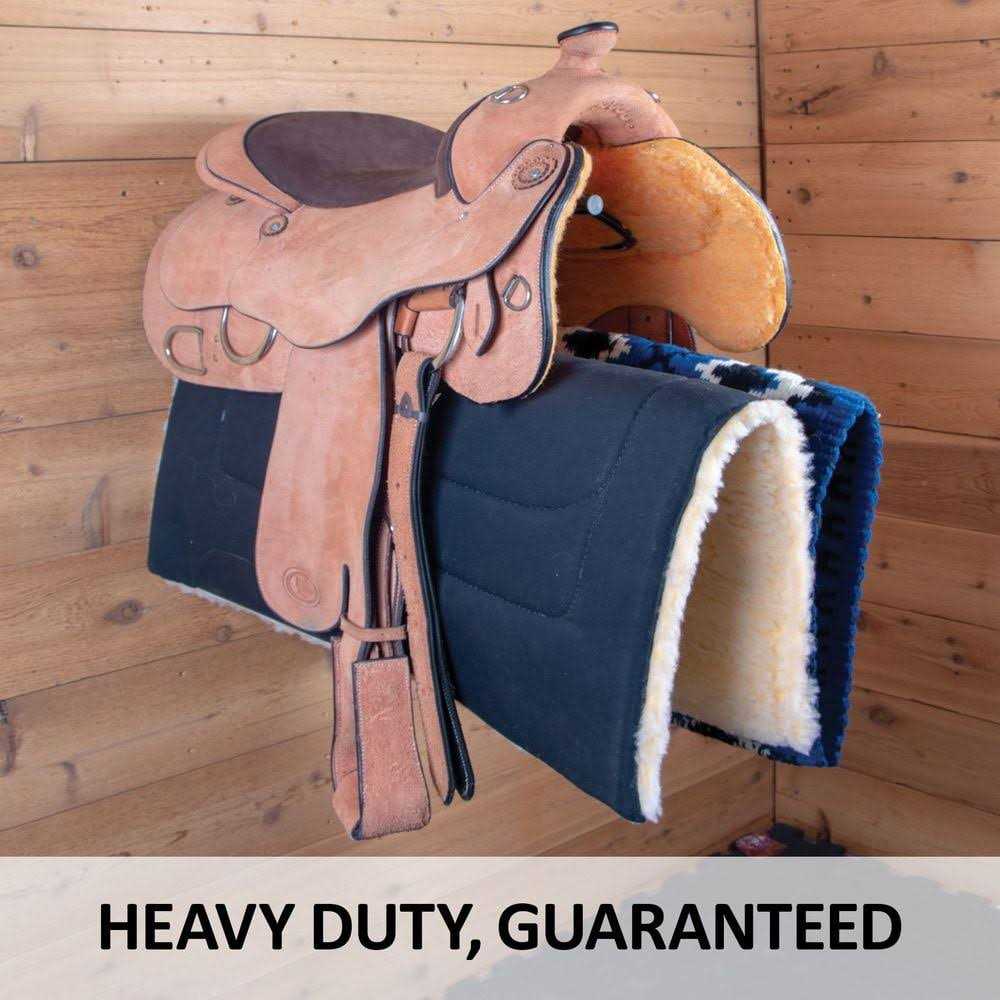 Easy-up Wall Mount Saddle Rack with Double Pad Bar - Image 3