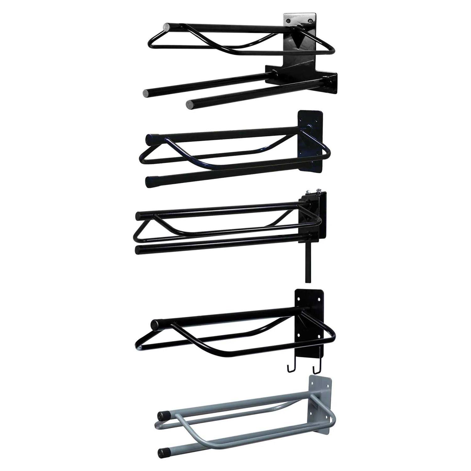Easy-up Wall Mount Saddle Rack with Double Pad Bar - Image 4