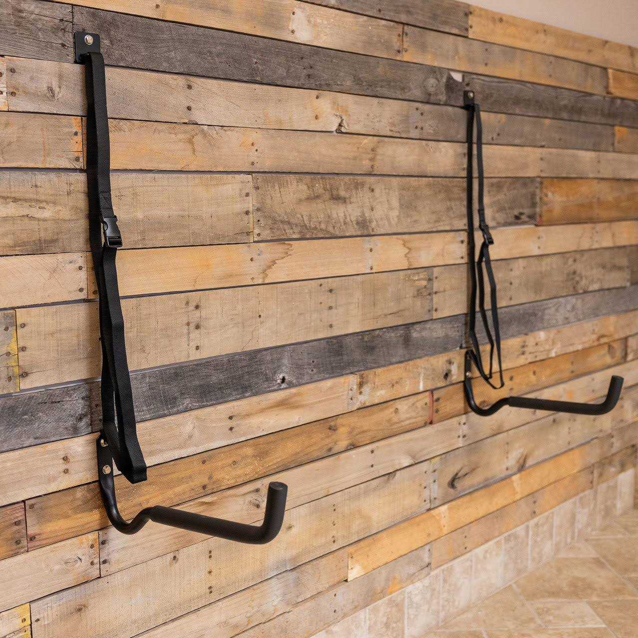 Alternative view of Storeyourboard Roanoke Kayak Storage Rack Holds 100 lbs Kayak Wall Mount Hooks
