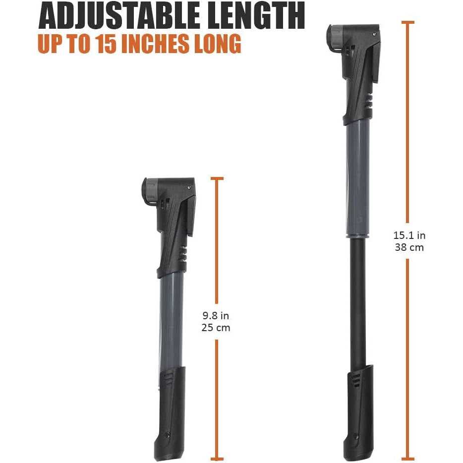 Bv Mini Bike Pump Portable Frame Pump - Image 3