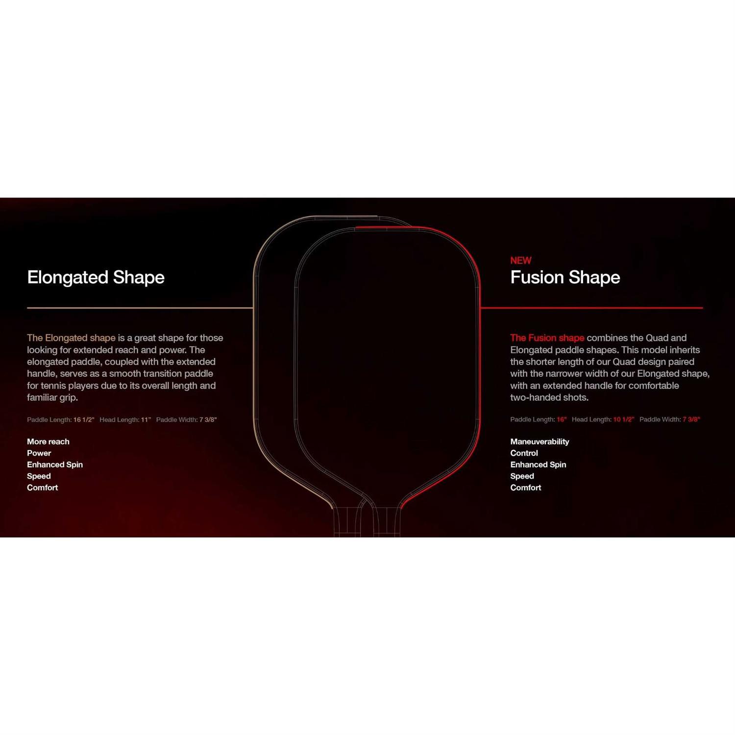 Gearbox Pro Control Elongated Pickleball Paddle - Image 3