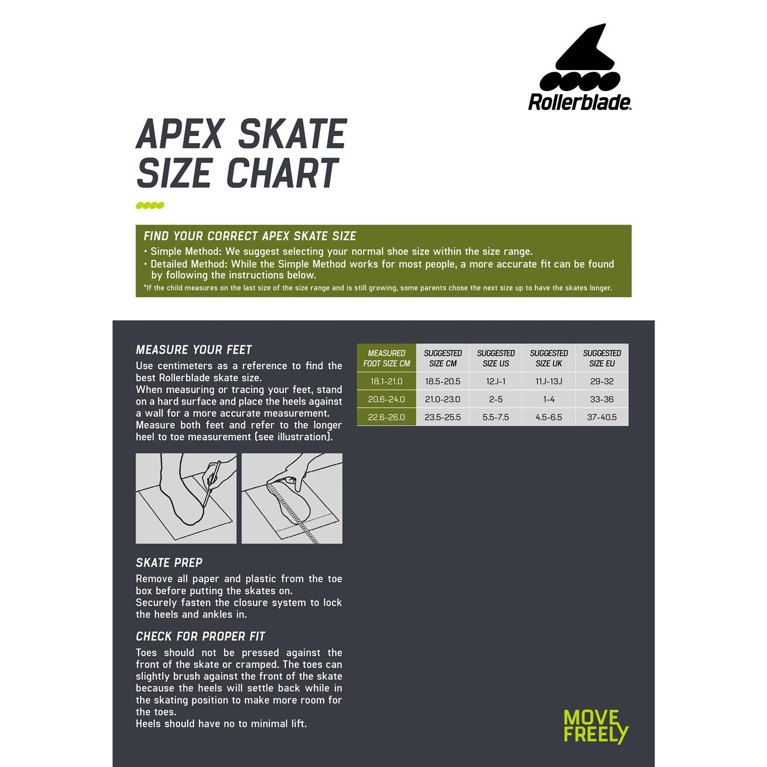 Rollerblade Apex Adjustable Urban Inline Skates - Image 5