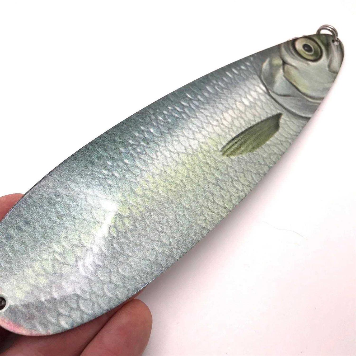 Generic St. Pete Heavy Duty, Saltwater Flutter Spoons for Striped Bass, Walleye, Salmon, and Other Game Fish - Image 2