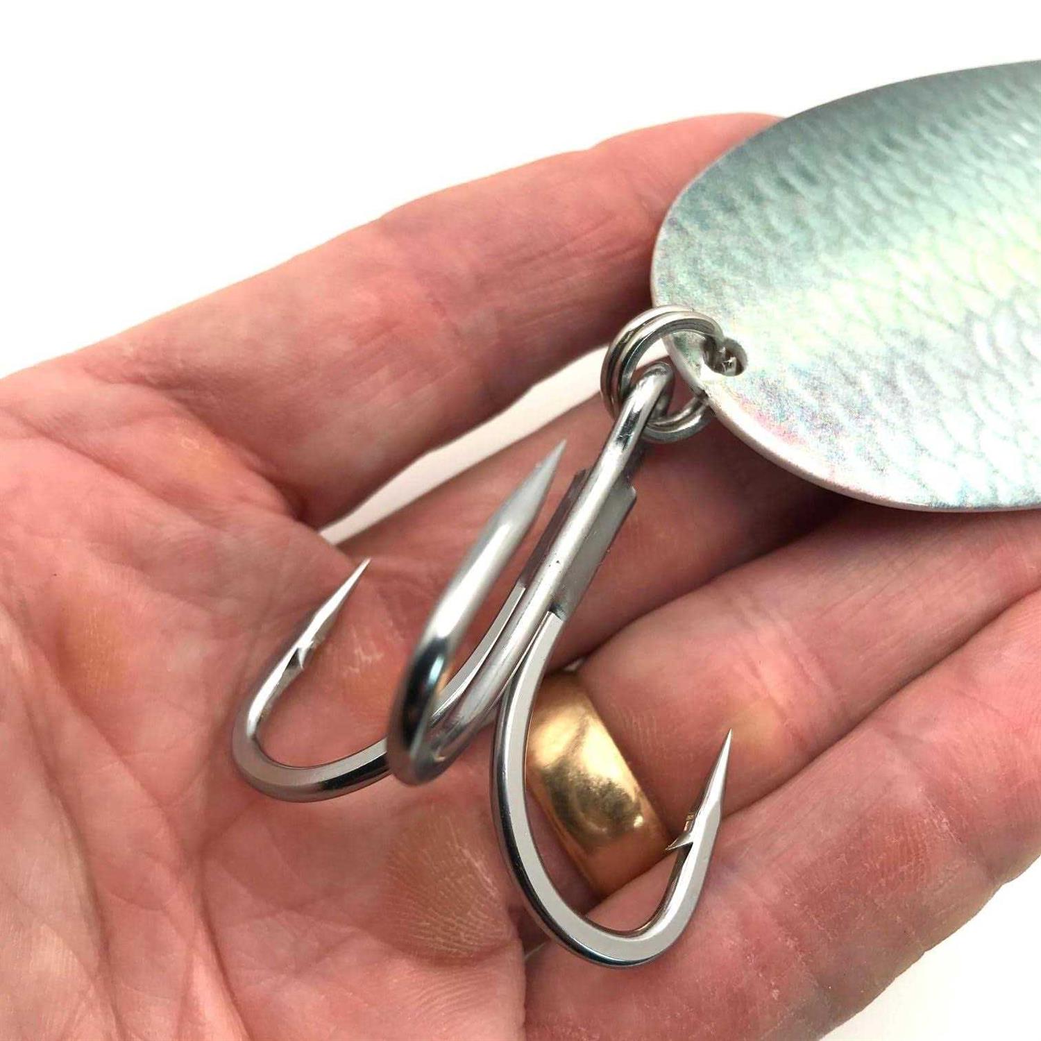 Generic St. Pete Heavy Duty, Saltwater Flutter Spoons for Striped Bass, Walleye, Salmon, and Other Game Fish - Image 4