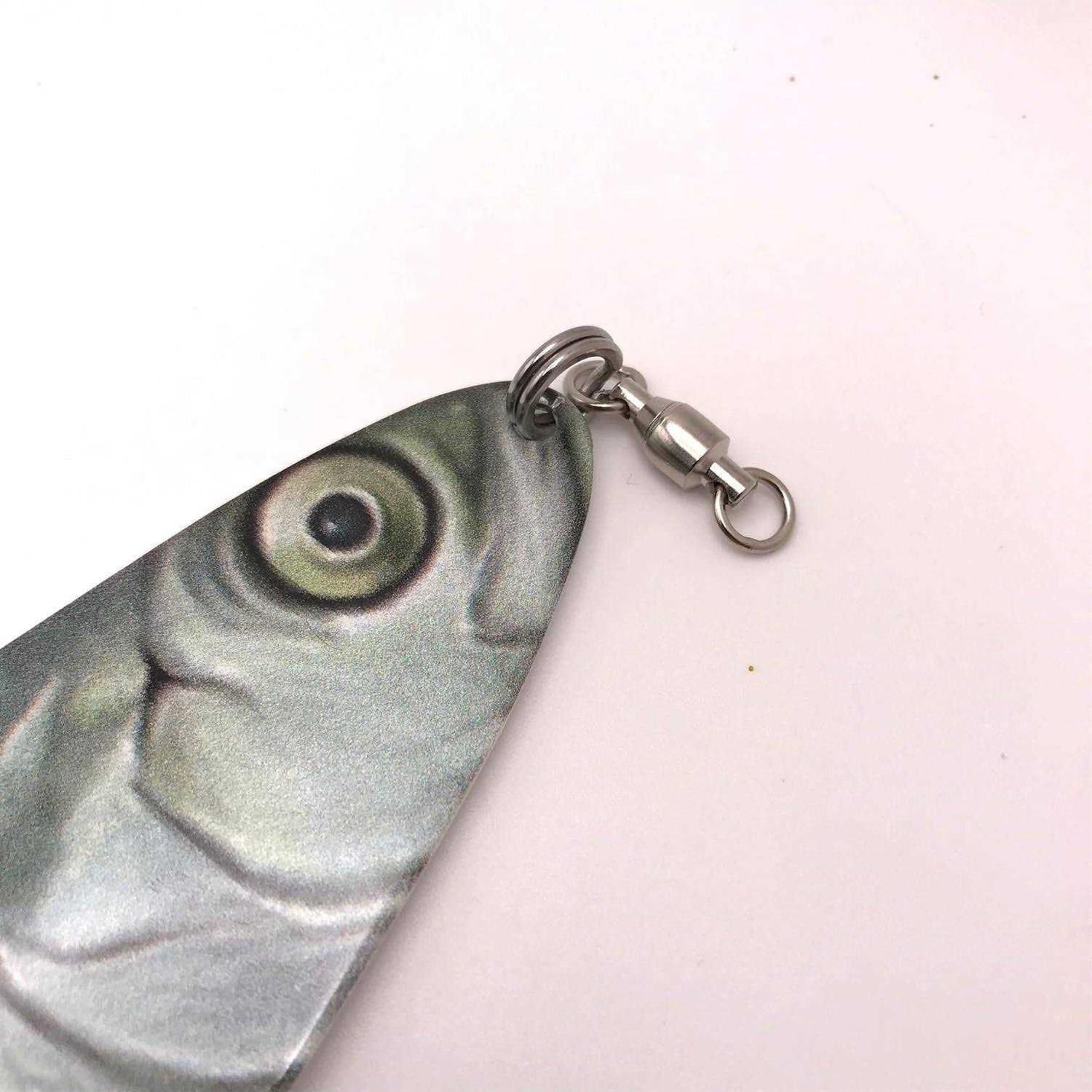 Generic St. Pete Heavy Duty, Saltwater Flutter Spoons for Striped Bass, Walleye, Salmon, and Other Game Fish - Image 5