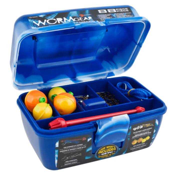 South Bend Worm Gear 88 Piece Loaded Tackle Box - Image 5