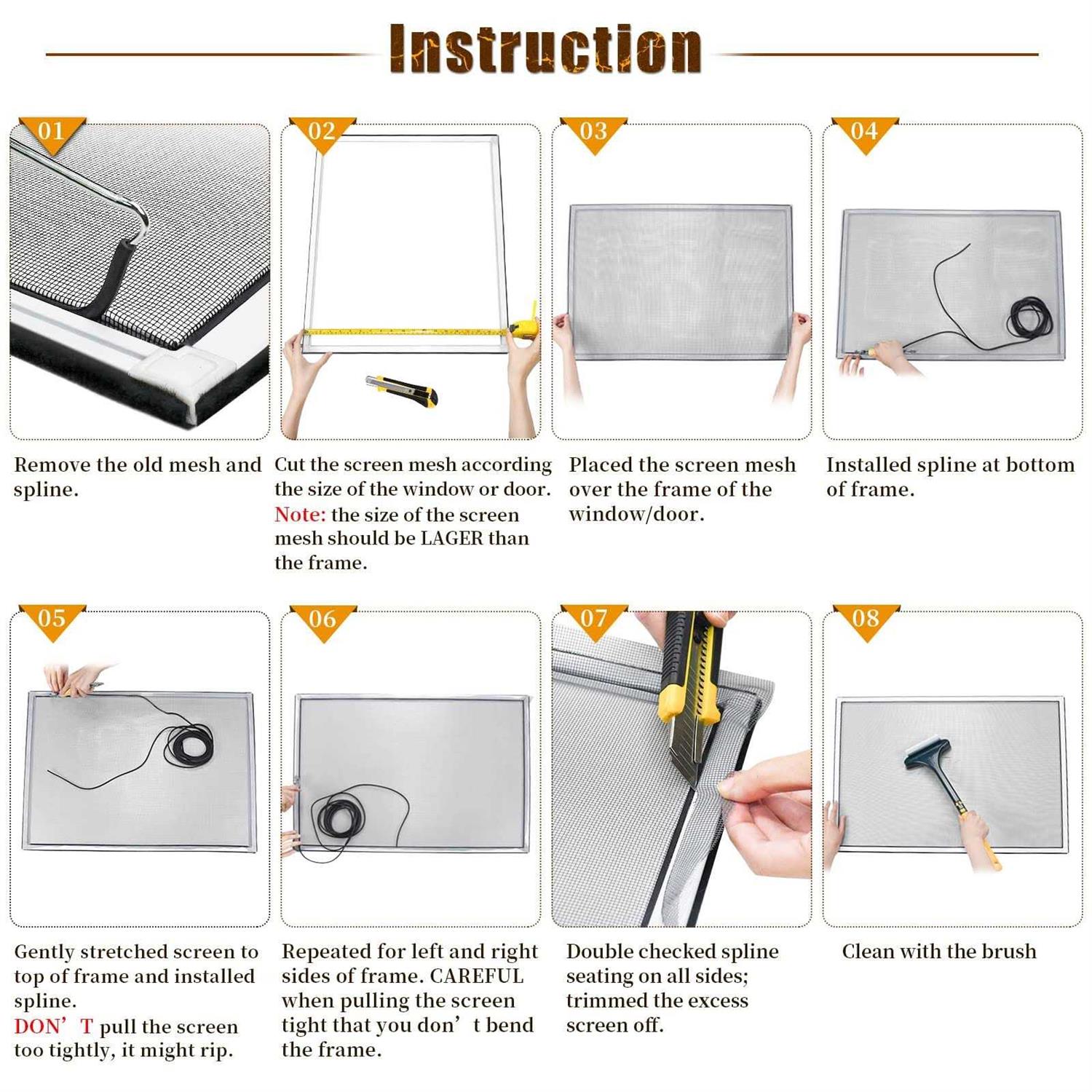 Senneny Adjustable Window Screens and Screen - Image 3
