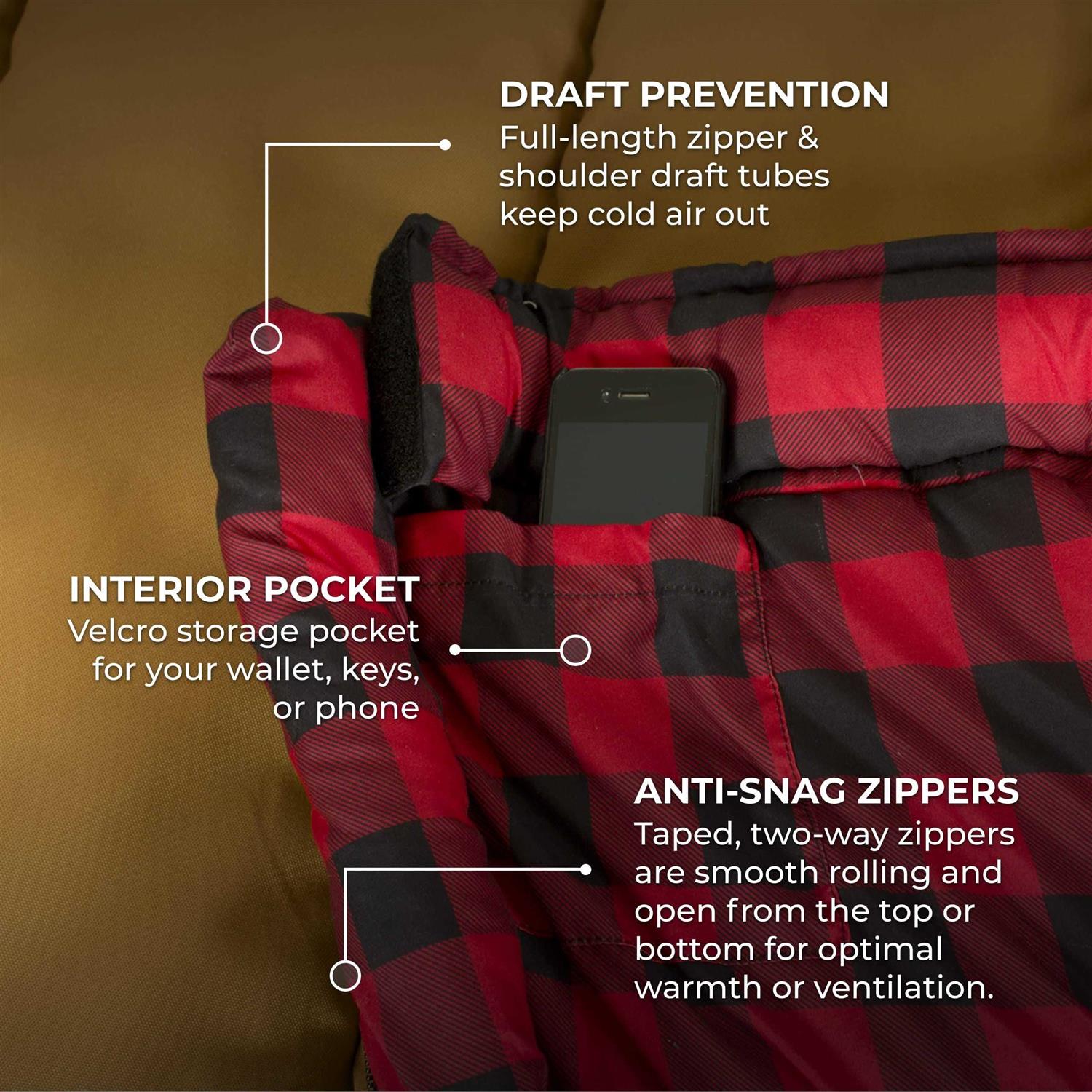Teton Sports Deer Hunter Sleeping Bag - Image 5