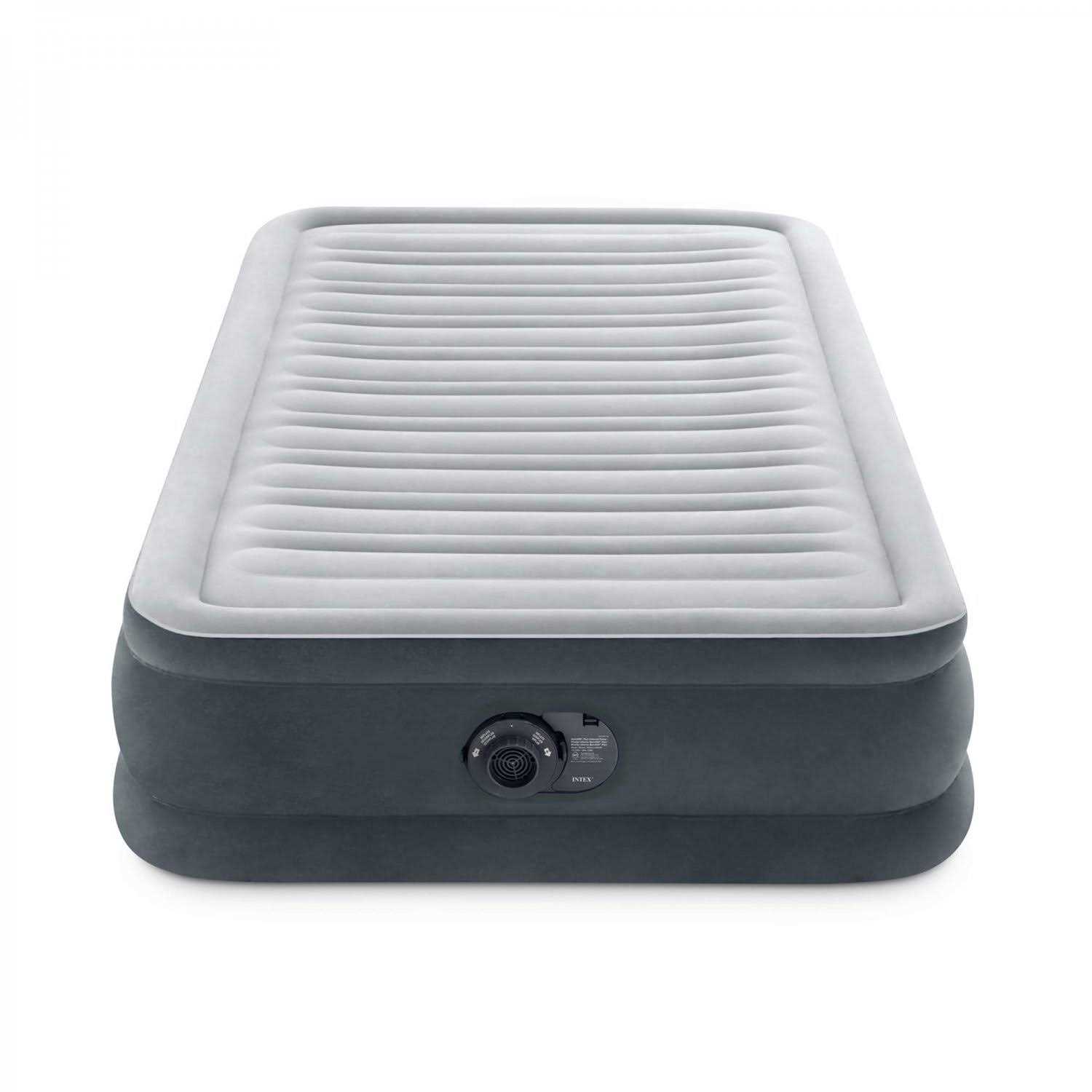 Intex Dura Beam Rise Airbed Built In Pump