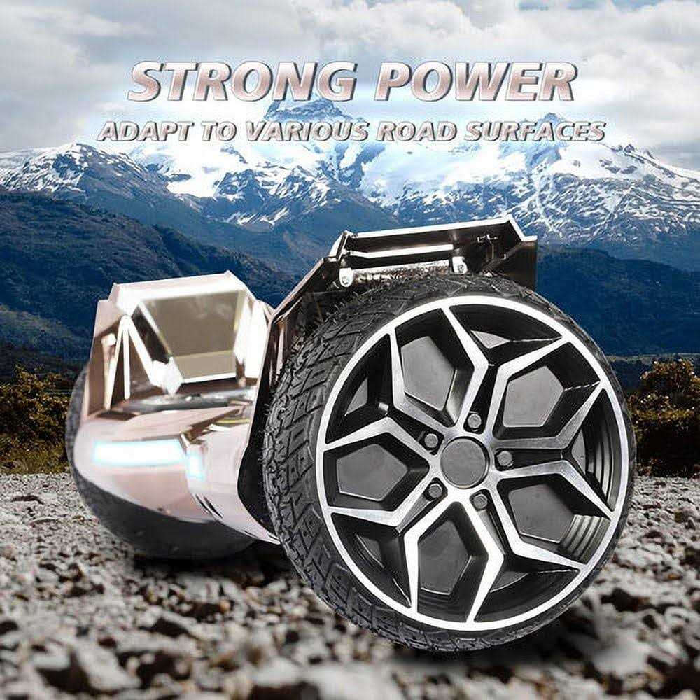 8.5 inch Bluetooth Hoverboard, 500w Auto Balancing scooter with Metal Wheels, LED Lights and Wireless Speaker - Image 4