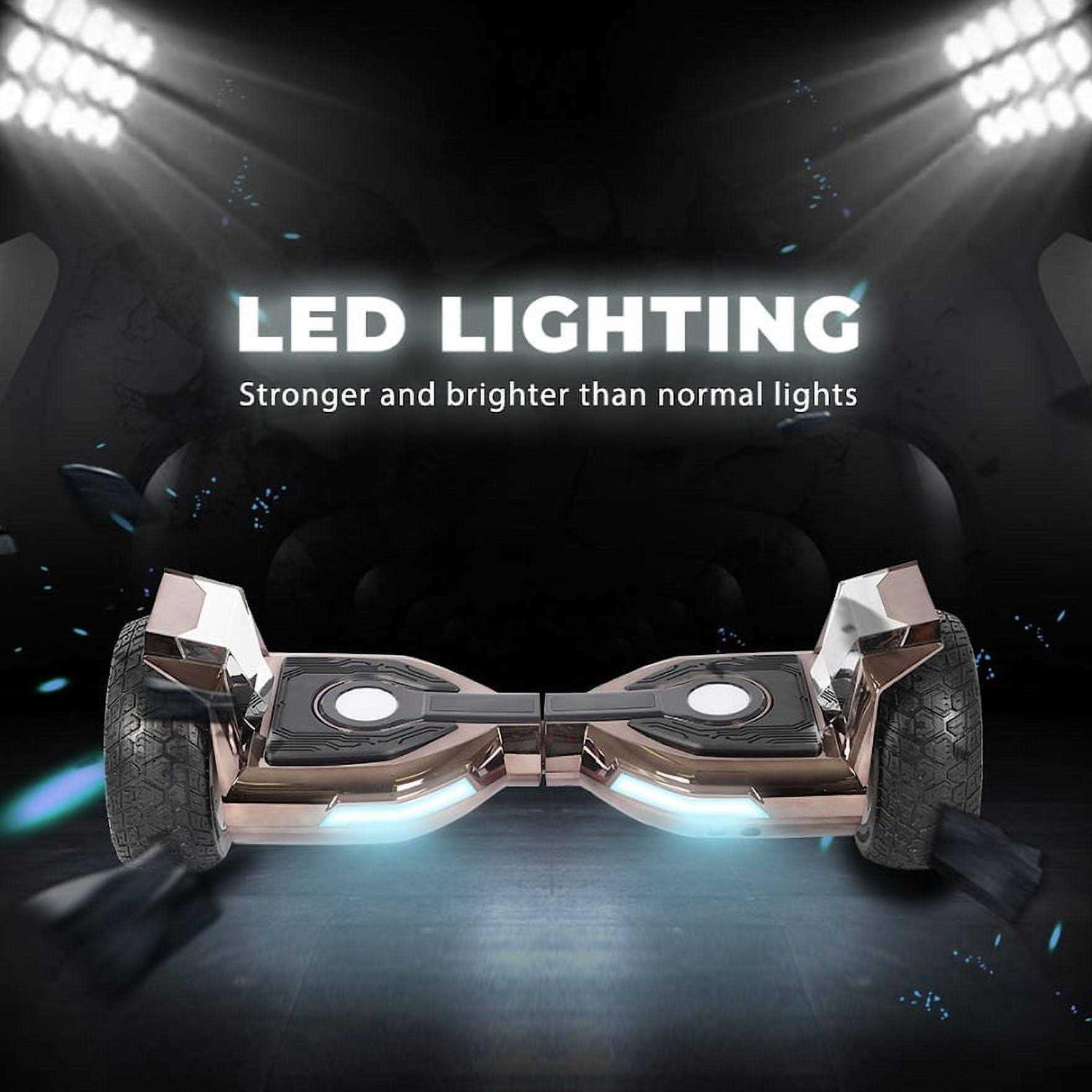8.5 inch Bluetooth Hoverboard, 500w Auto Balancing scooter with Metal Wheels, LED Lights and Wireless Speaker - Image 5