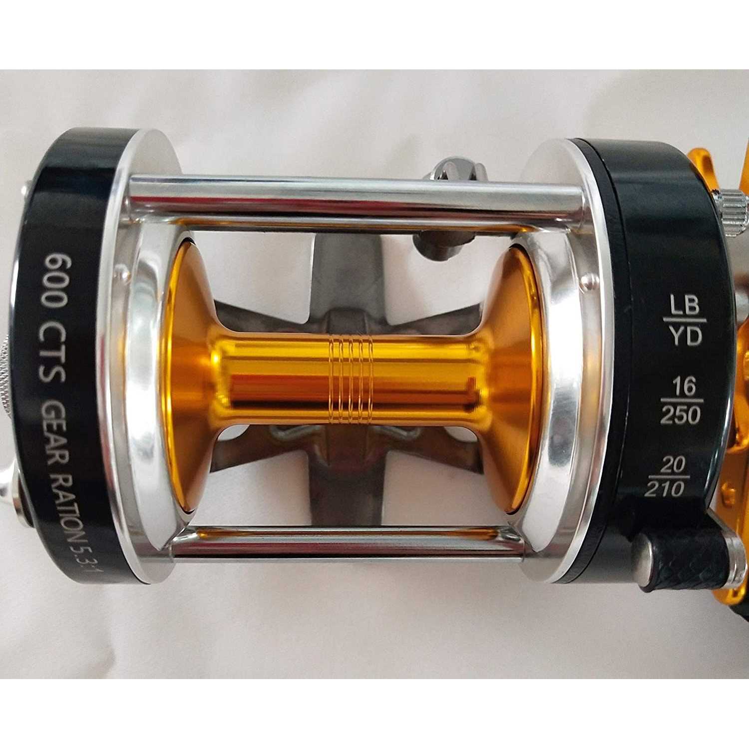 Catfish Pro Tournament Series Round Baitcasting Reel 600 CTS - Image 3