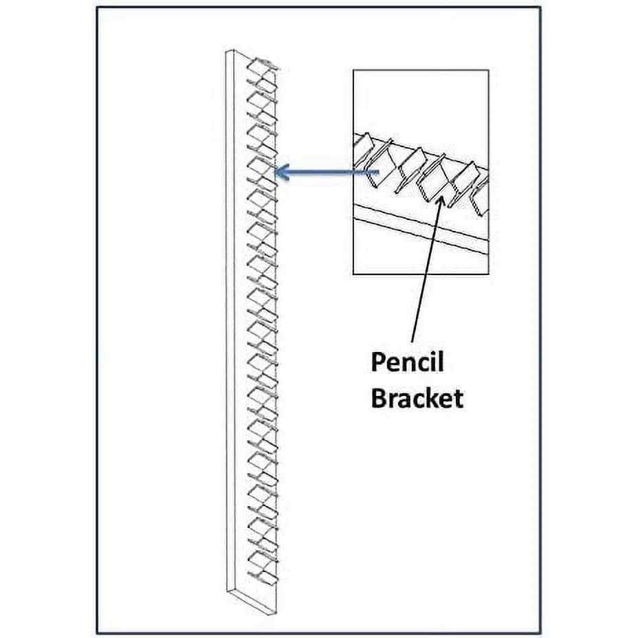 Eureka Golf Pencil Display Case Holds Round or Octagonal Golf Pencils - Image 2