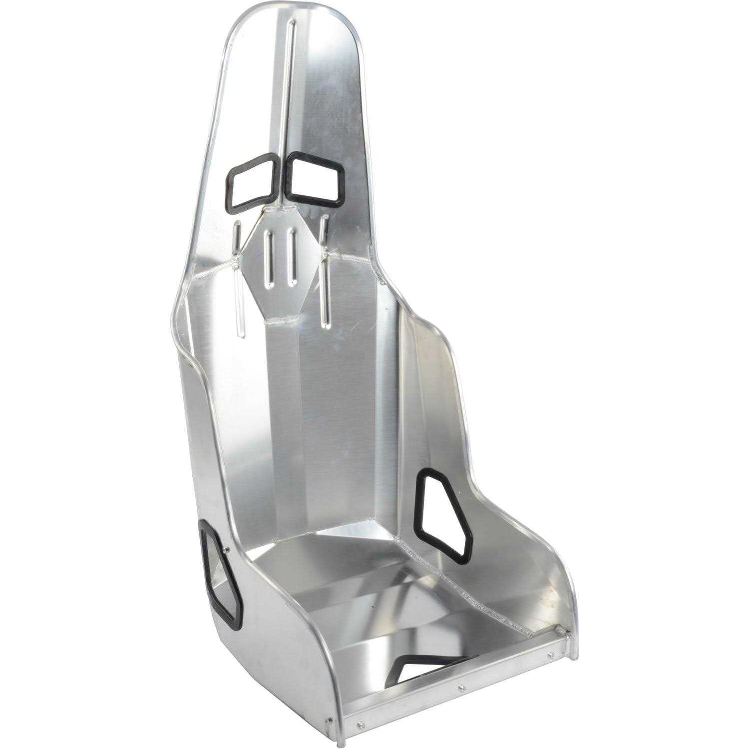 JEGS 702261 Aluminum Racing Seat 17 in. Hip Width 18-degree Layback Tubular Roll