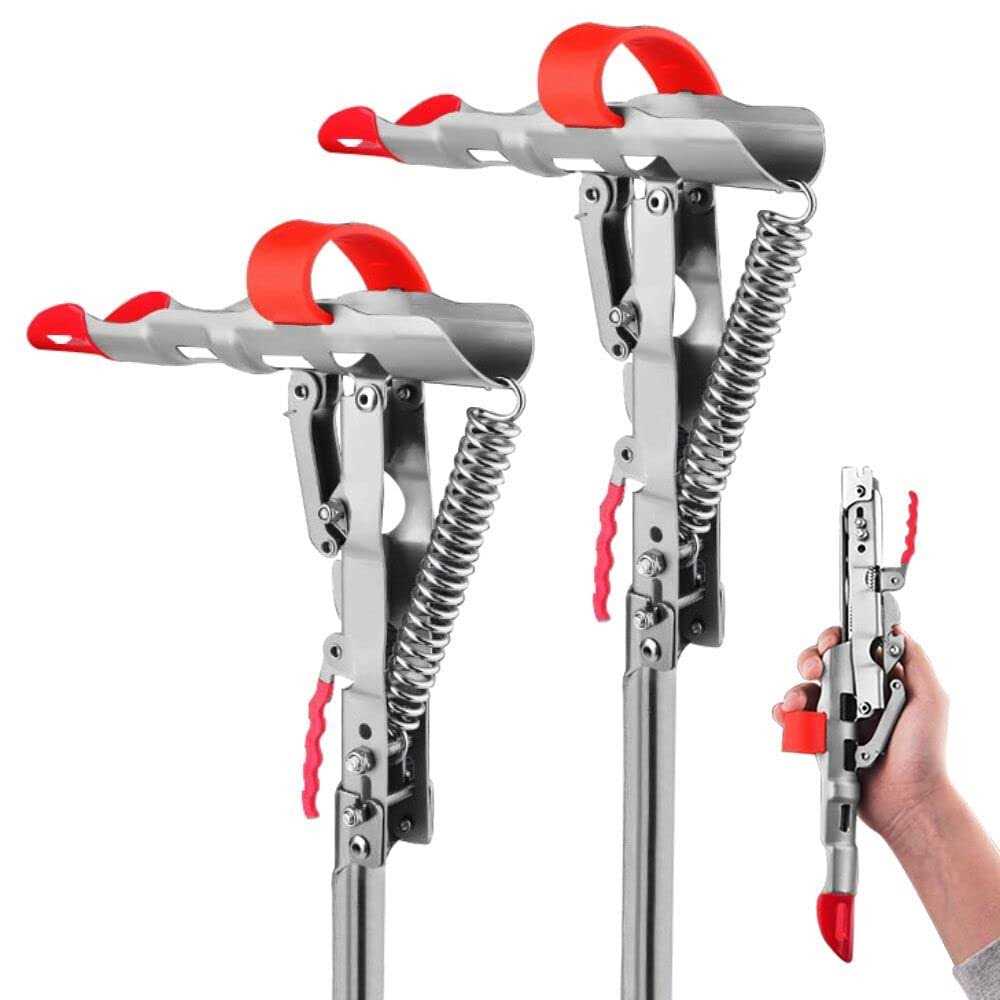 LBW Automatic Spring Fishing Rod Holder for Ground Bank Fishing Pole Holder Hook Setter Adjustable High Sensitivity Stainless Steel Spring Loaded